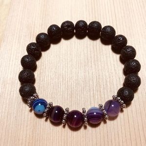 Lava Stone Essential Oil Diffuser Bracelet